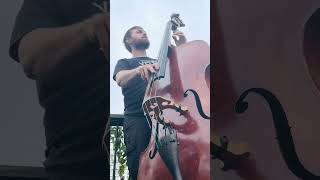 Last notes before I got drenching in the rain jazz uprightbass jazzstandard [upl. by Eldoria]