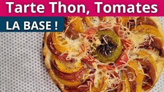 Comment réaliser une belle Tarte au thon et aux tomates [upl. by Conrado]