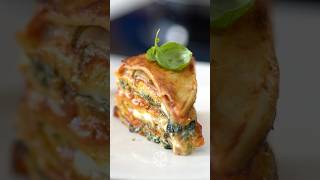 How To Make The Best Vegetarian Lasagna shorts youtubeshorts recipe food cooking [upl. by Aleacim]