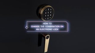 How to Change the Combinationon a Brown Safe Electronic Safe Lock [upl. by Eicaj]