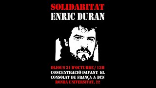 Concentració per la LLibertat Enric Duran CONTRAINFOS [upl. by Narad]