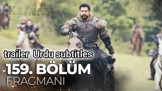 Kuruluş Osman Episode 159 Trailer with Urdu Subtitles  Exclusive Sneak Peek [upl. by Mackay]