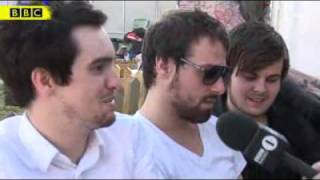 Panic at the Disco interviewed at Reading Festival 07 [upl. by Anikal289]