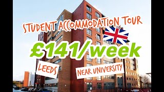 Affordable student accommodation near the University of Leeds  The Tannery Room Tour [upl. by Ahsinahs389]