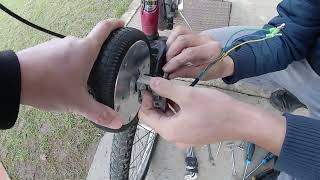 Homemade Ebike Friction Drive [upl. by Stannfield]