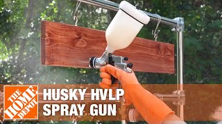 HVLP Paint Spray Gun  The Home Depot [upl. by Kiran275]