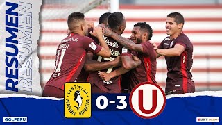 Resumen Academia Cantolao vs Universitario 03 LIGA1BETSSONXGOLPERU [upl. by Aietal]