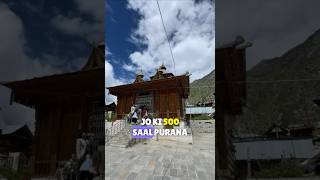 500 saal purana mandir 😱  diharshit  lifeoftravelguid chitkul travel trending spitiride [upl. by Ecirrehs788]