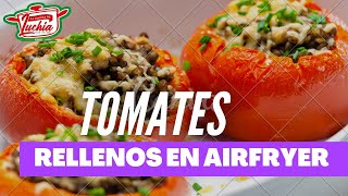 TOMATES RELLENOS EN AIRFRYER  TOMATES ASADOS [upl. by Behl]