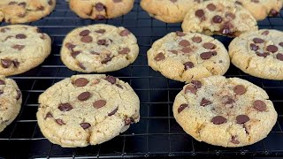 Sans Doute Les Meilleurs Cookies Classique Américains aux Pépites de Chocolat Ultra Moelleux [upl. by Nodyarb]