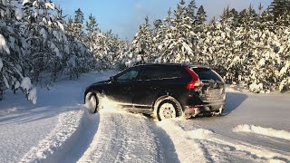 VOLVO XC60 D5 AWD snow test ❄️ [upl. by Dygert360]