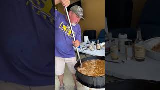 15 Gallon Jambalaya HOW TO COOK A 15 GALLON JAMBALAYA [upl. by Ayotas925]