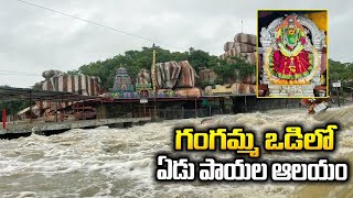 గంగమ్మ ఒడిలోఏడు పాయల ఆలయం Edupayala Temple closes due to Heavy rains in Medak District  TSM [upl. by Ecnar184]