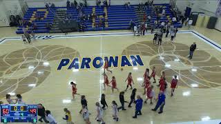 Parowan High School vs South Sevier High School Girls Varsity Basketball [upl. by Attaynek510]