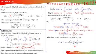 Exercice 14  Développement limité [upl. by Grete]