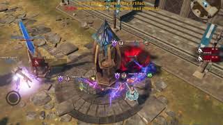 Lineage 2 Revolution FS SR Imperial Vs Top Thai Clan Ipad Pro View [upl. by Aicekal]