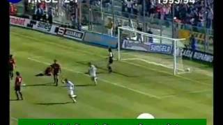 Gianfranco Zola  90 goals in Serie A part 36 3350 Parma 19931994 [upl. by Retxab]