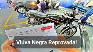 YAMAHA R5 VIÃšVA NEGRA 1971 REPROVADA NO LAUDO QUASE PERDI A MOTO DEVIDO UMA MANGUEIRA [upl. by Nimad]