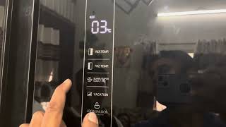 Kelvinator side by side fridge temperature setting [upl. by Moss]