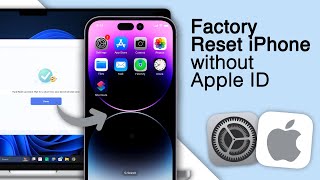 How To Factory Reset iPhone Without Apple ID Password 2024 [upl. by Izaak]