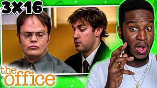 REUPLOAD BUSINESS SCHOOL  the office season 3 episode 16 reactionreview [upl. by Idolah]