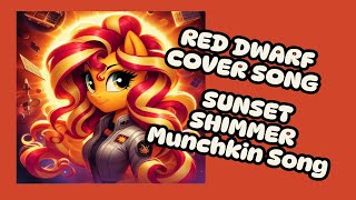 Equestria Girls  Red Dwarf Sunset Shimmer Parody Song Munchkin Song AI Generated [upl. by Holds]