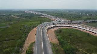 View Gerbang Tol Keramasan Palembang amp sebagian ruas palembang  musi landas [upl. by Nitram]