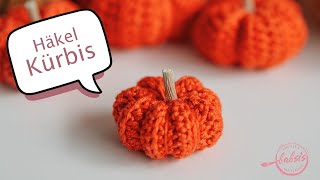 Mini Kürbis häkeln  die perfekte Herbstdekoration einfach und schnell mit der Gründl Cotton Quick [upl. by Enehpets]