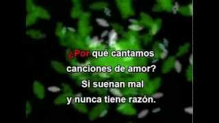 Karaoke  Andres Calamaro  No se puede vivir del amor [upl. by Lamaaj835]