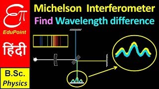 Michelson Interferometer  Part 3  Find Wavelength Difference of Spectral lines [upl. by Erida215]