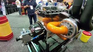 Schaeffer Oil  Haisley Machine Billet 24v 3000 Horsepower engine  PRI 2021 [upl. by Allin]