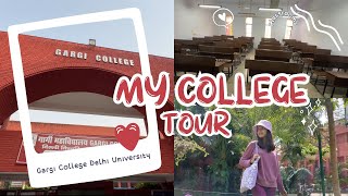 My College Tour Vlog ❤️  Gargi College Delhi University  Channel Chatter Nisha [upl. by Asinla351]