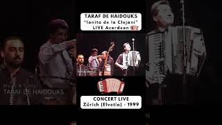 Ionita de la Clejani 🎹 LIVE la Acordeon 1999 shorts clejani tarafdehaidouks acordeon live [upl. by Niwhsa]