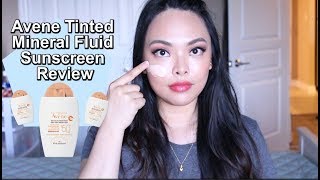 Avene Tinted Mineral Fluid SPF 50 Review Under Makeup Wear Test [upl. by Geri]