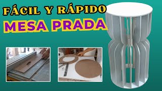 Paso a paso para hacer Mesa Prada Cilindro para decorar fiestas y eventos [upl. by Alah]