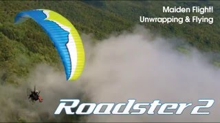 Ozone Roadster 2  UnboxingUnwrapping Video amp Paraglider Flight [upl. by Yras]