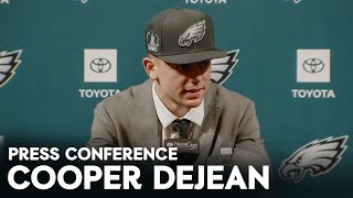 Cooper DeJean Meets with the Media in Philadelphia [upl. by Ronal180]