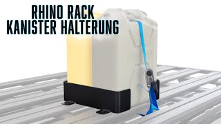 Rhino Rack Doppel Kanisterhalter mit Zwifloc [upl. by Elokkin]