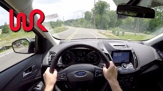 2017 Ford Escape Titanium 20L Ecoboost 4WD  WR TV POV Test Drive [upl. by Jaquelin554]