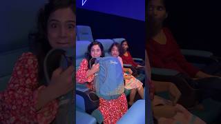 Challenge Sneaking Food in Movie theatre 🤫Khana Churake Theatre Chala Gaya🤪 funnyshorts shorts [upl. by Inafetse]