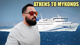 100 Luxury Ferry to Mykonos Greece 🇬🇷 [upl. by Vina]