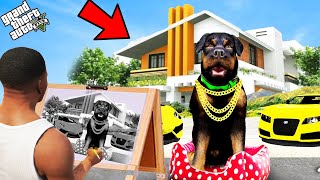 Franklin Using Magical Painting To Make Chop Richest Dog In Los Santos In Gta V [upl. by Leehar]