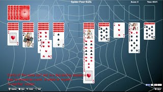 How to play Spider Solitaire includes spider solitaire rules [upl. by Lexa]