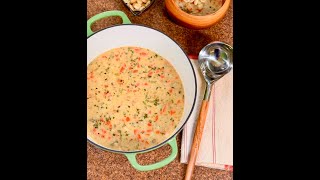 How to Make Clam Chowder with Bacon Cozy amp GlutenFree Comfort Food  Chef Healthy Henry’s Recipe [upl. by Cayser]