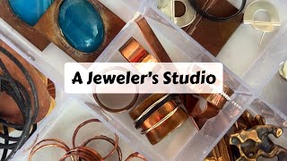 Jewelry Artist Studio See Torches amp Enameling [upl. by Yhtomot]