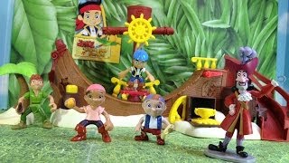 Jake and the Neverland Piratess Jakes Neverland Skate Park play Set [upl. by Kabab]