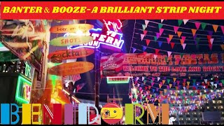 Benidorms SATURDAY NIGHT STRIP IN FIESTAS 🥳🇬🇧🍻 Bars Beers amp CRAZY CROWDS 🎶🍹🇪🇸🪩 benidorm [upl. by Daffie378]