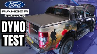 Ford Ranger Wildtrak 20 209bhp213ps Dyno Test with Bluespark Tuning Box [upl. by Idola84]