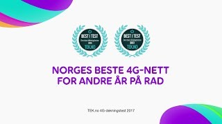 Telia Norges beste 4Gnett av TEKno [upl. by Annelg]