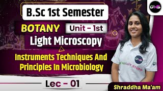 BSc 1st Semester Botany Unit1st Instruments technology and principles in microbiology lecture01 [upl. by Ynafets]